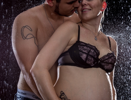 Babybauch, Wassershooting